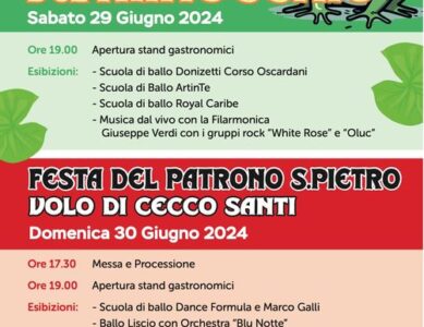 EVENTI 29-30 GIUGNO 2024 CIRCOLO RICREATIVO LECORE