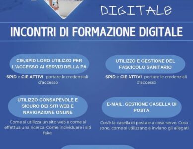 “SIGNA IN DIGITALE”: INCONTRI DI FORMAZIONE DIGITALE