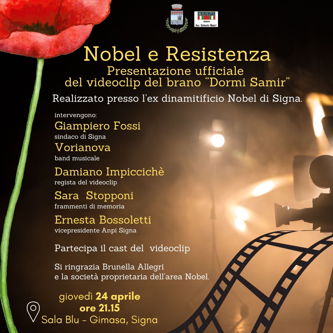 Nobel e Resistenza: presentazione ufficiale del videoclip del brano “Dormi Samir”