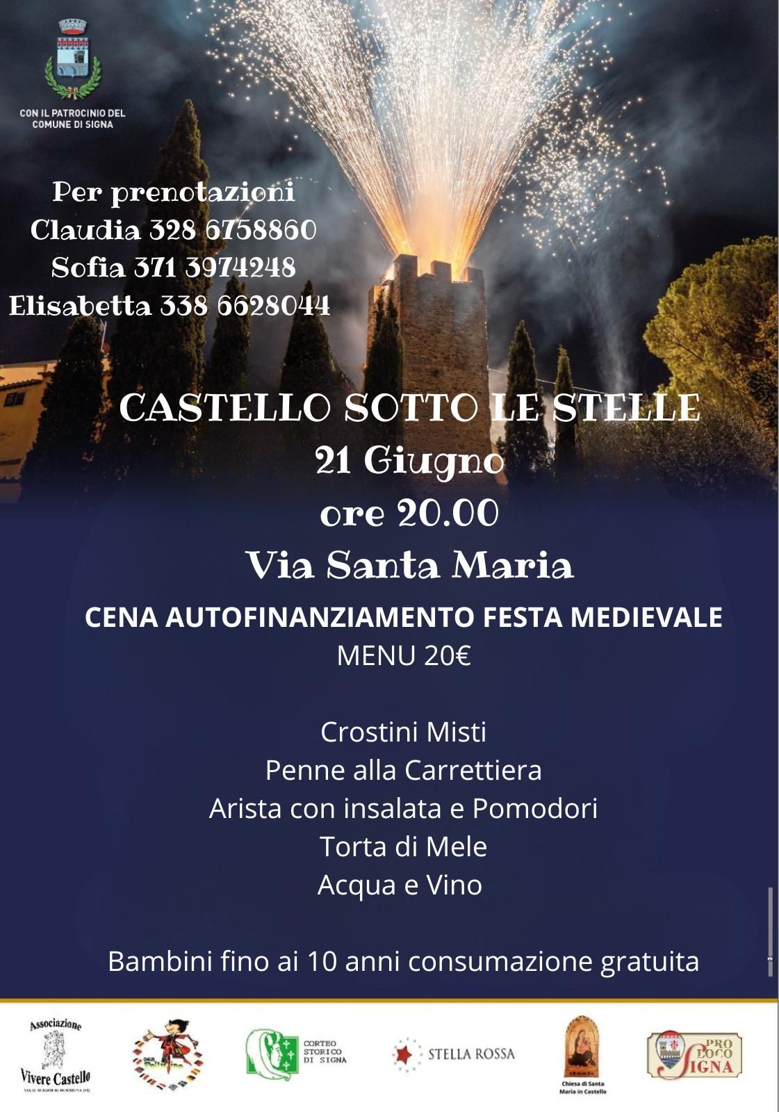 CASTELLO SOTTO LE STELLE