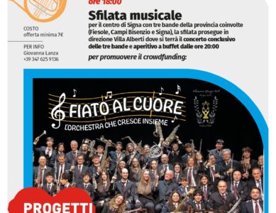 “FIATO AL CUORE”: Sfilata musicale domenica 25 maggio