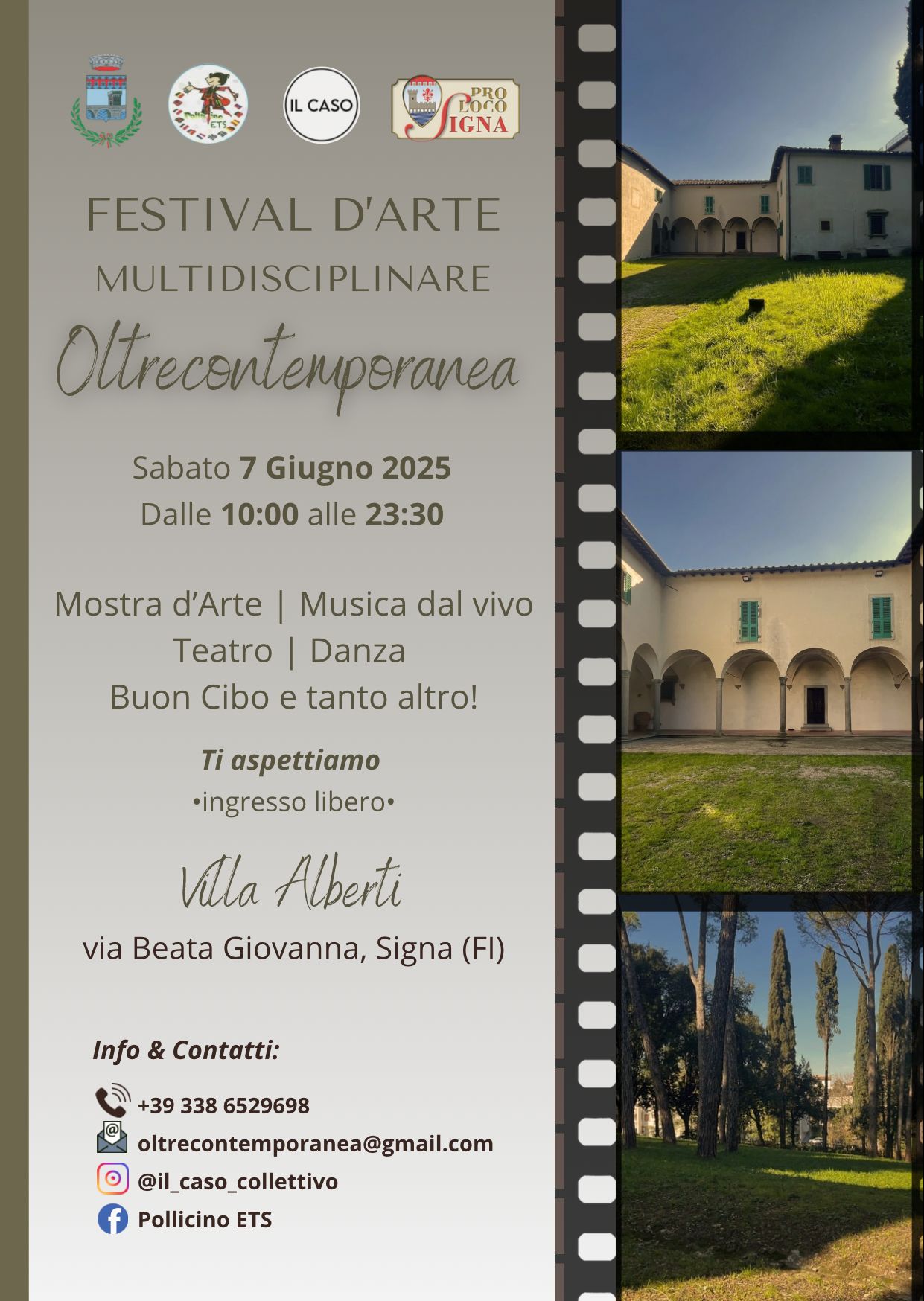 FESTIVAL D’ARTE MULTIDISCIPLINARE: “Oltrecontemporanea”