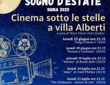SOGNO D’ESTATE: “Cinema sotto le stelle”