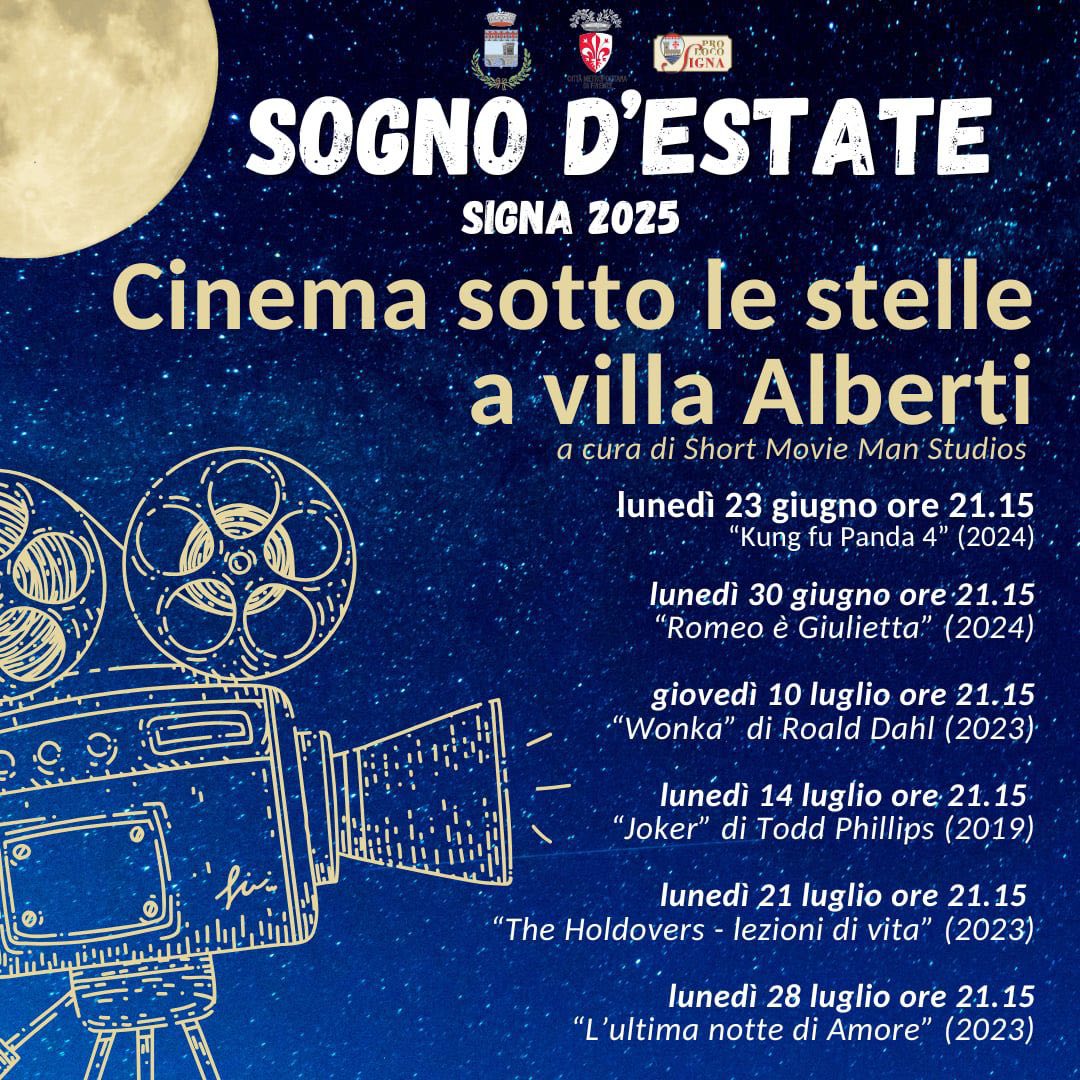 SOGNO D’ESTATE: “Cinema sotto le stelle”