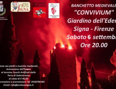 BANCHETTO MEDIEVALE “CONVIVIUM” 6 SETTEMBRE