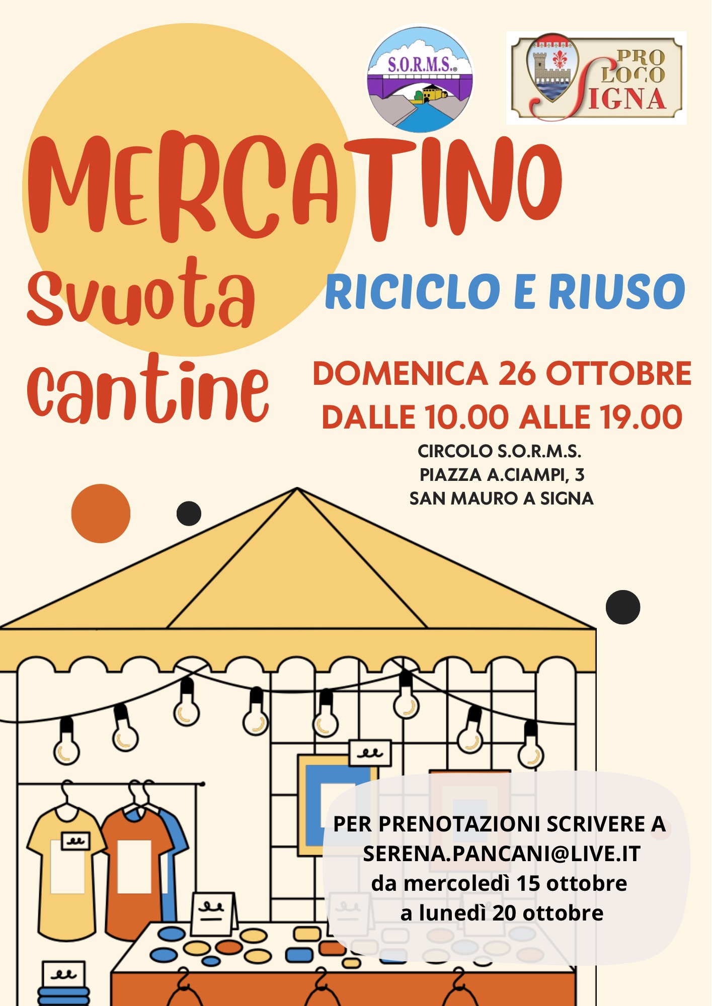 Mercatino Svuota Cantine a San Mauro a Signa