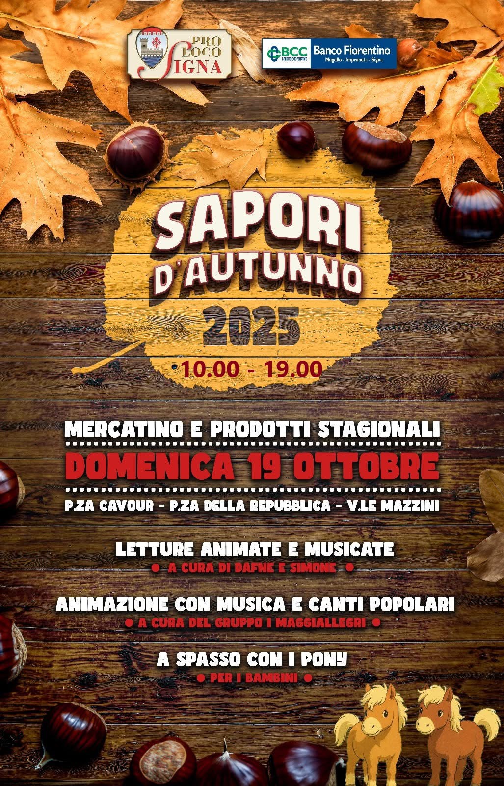 SAPORI D’AUTUNNO – 19 ottobre 2025