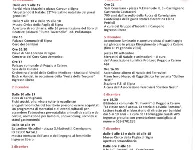 “Natale dall’Ambra all’Arno”