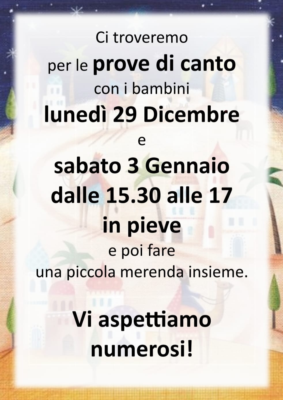 PROVE DI CANTO CON I BAMBINI