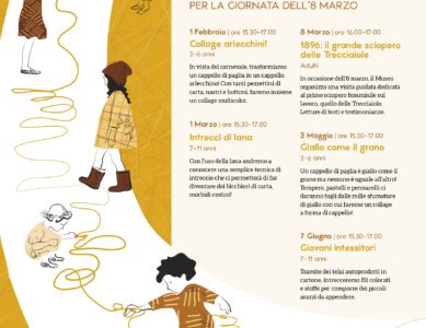 PRIME DOMENICHE DEL MESE – Ciclo di Laboratori – Museo civico della Paglia