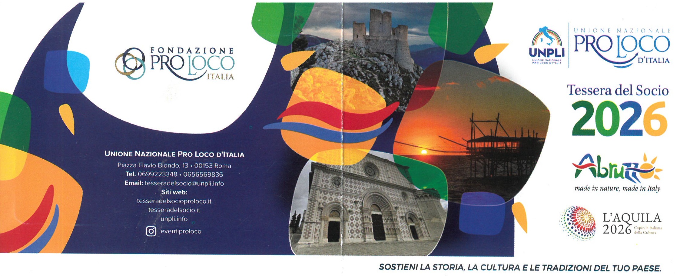 TESSERAMENTO SOCI PRO LOCO 2026