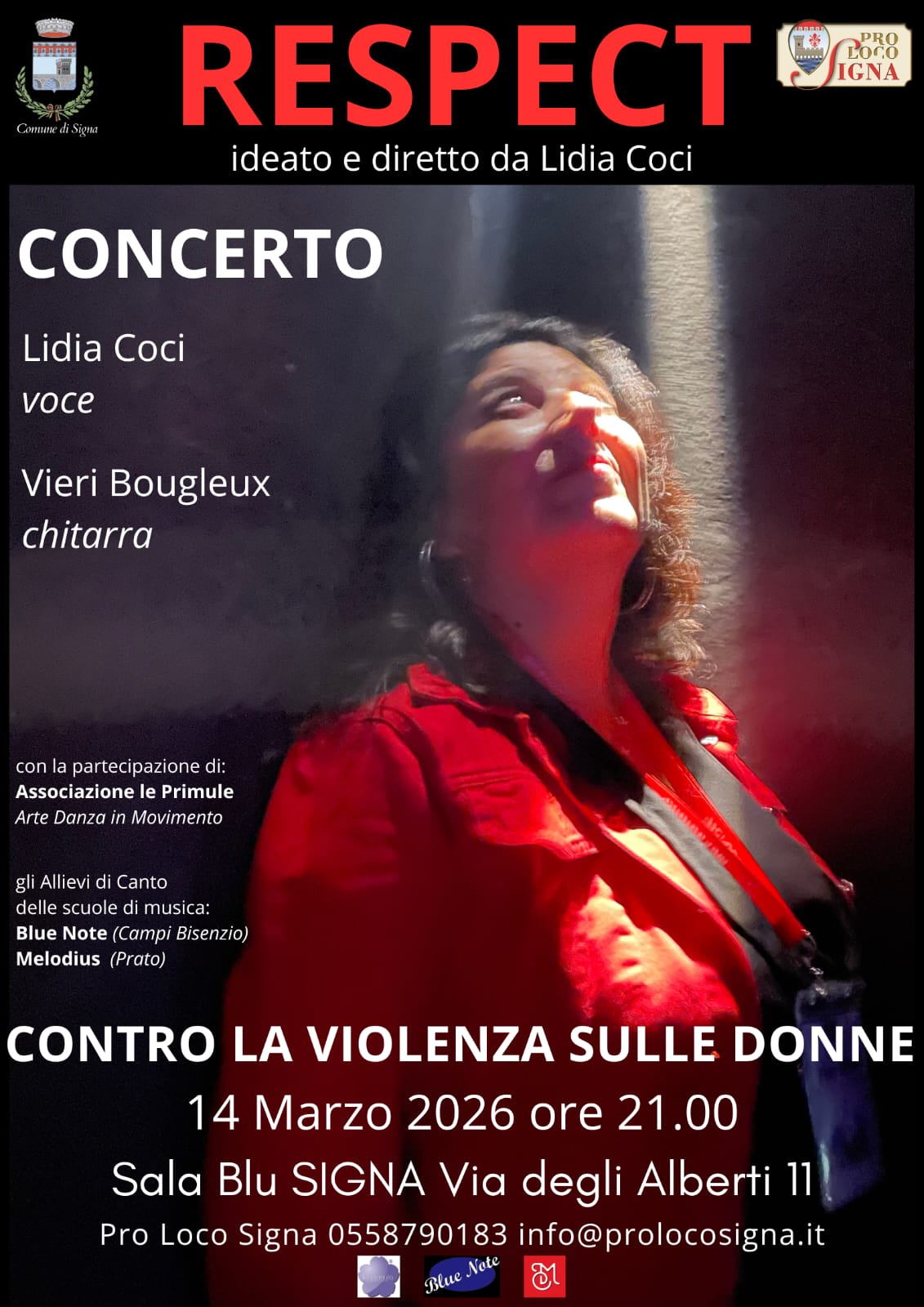 “RESPECT”: A SIGNA UN CONCERTO CONTRO LA VIOLENZA SULLE DONNE