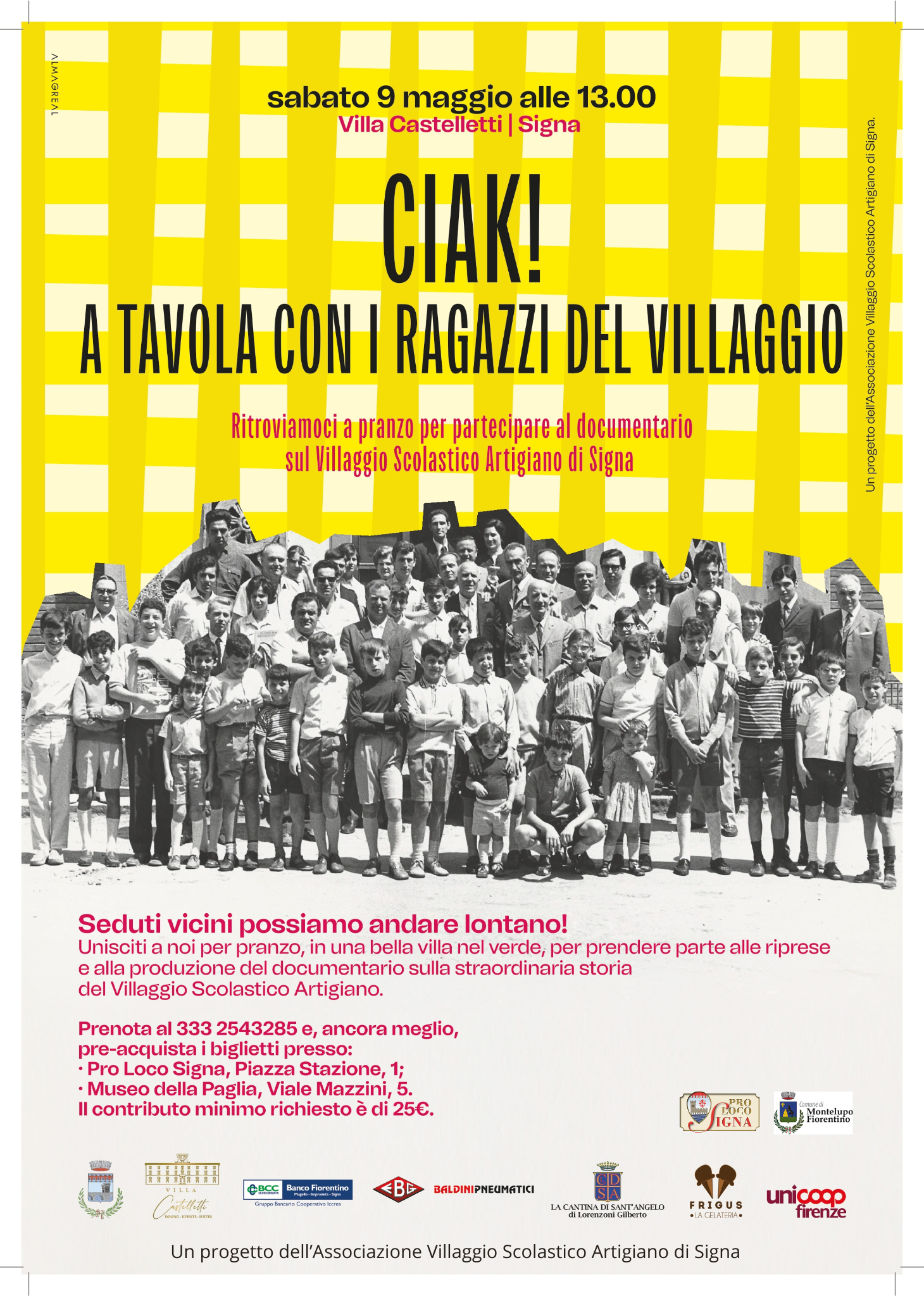 “CIAK! A TAVOLA CON I RAGAZZI DEL VILLAGGIO”